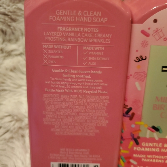 3 Bath and Body Works Milk Bar BIRTHDAY CAKE foaming hand soaps - Picture 3 of 3